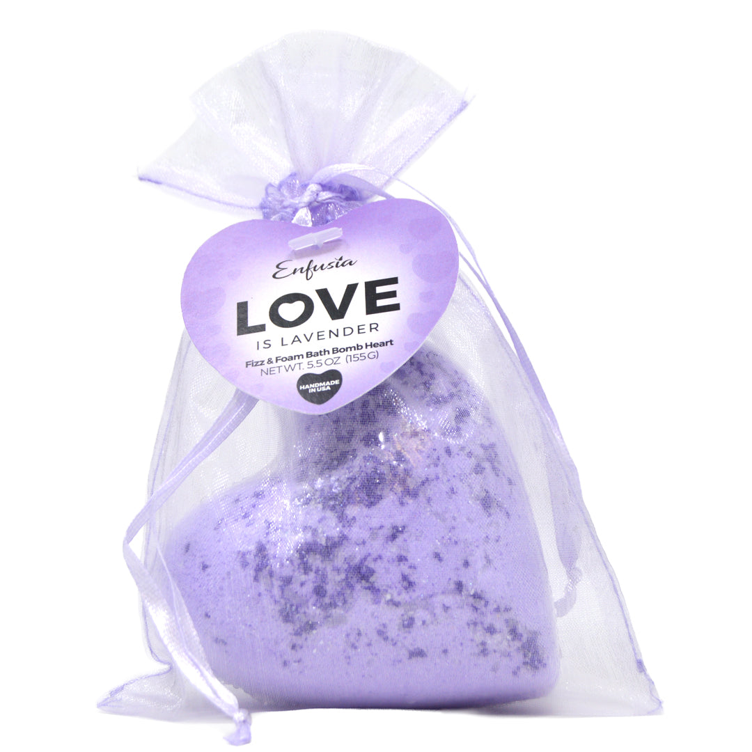 Love is Lavender - Bath Bomb Heart