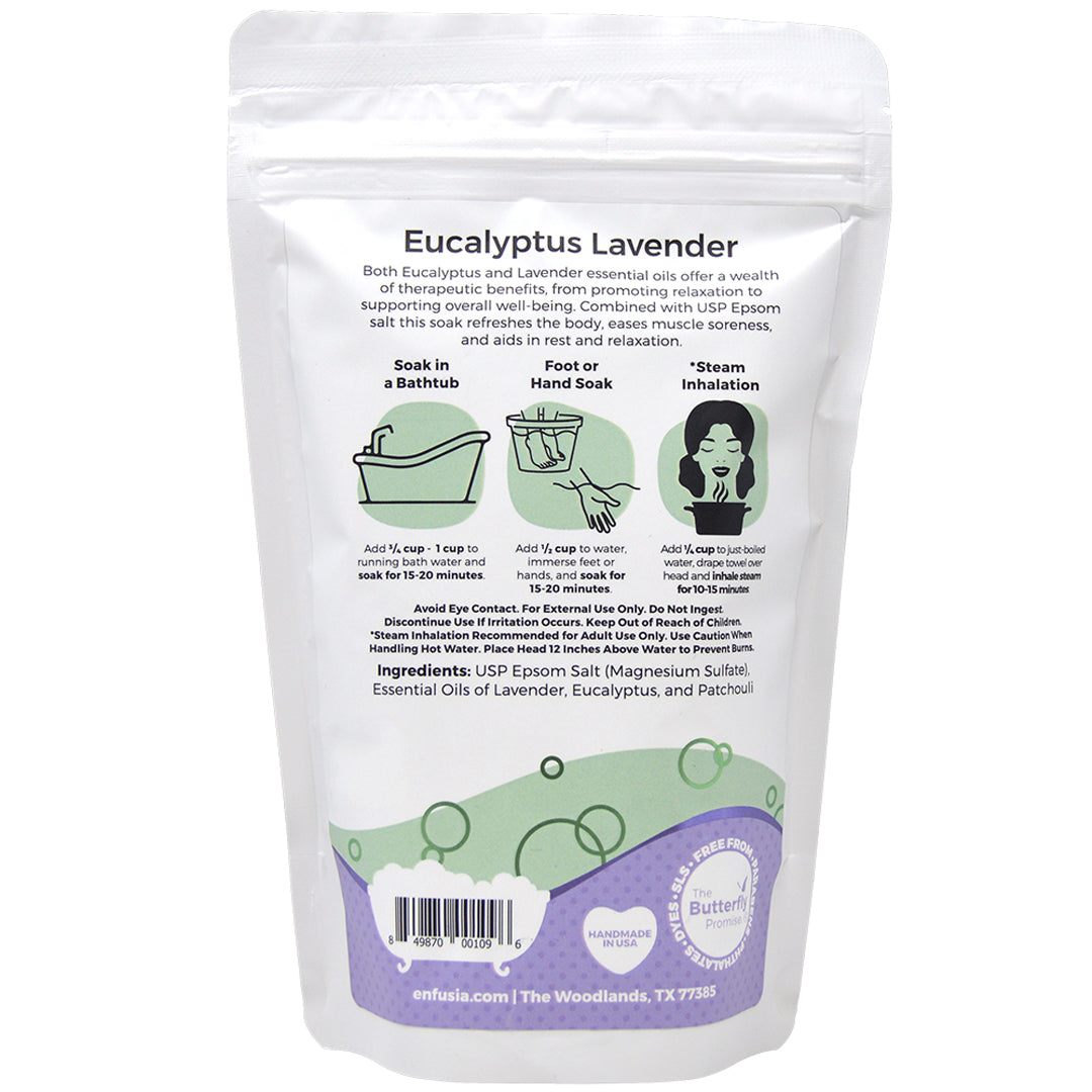 Spa Bath Soak 16 oz - Eucalyptus Lavender