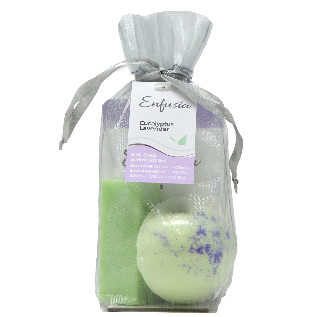 Salt, Soap, & Mini Gift Set - Eucalyptus Lavender