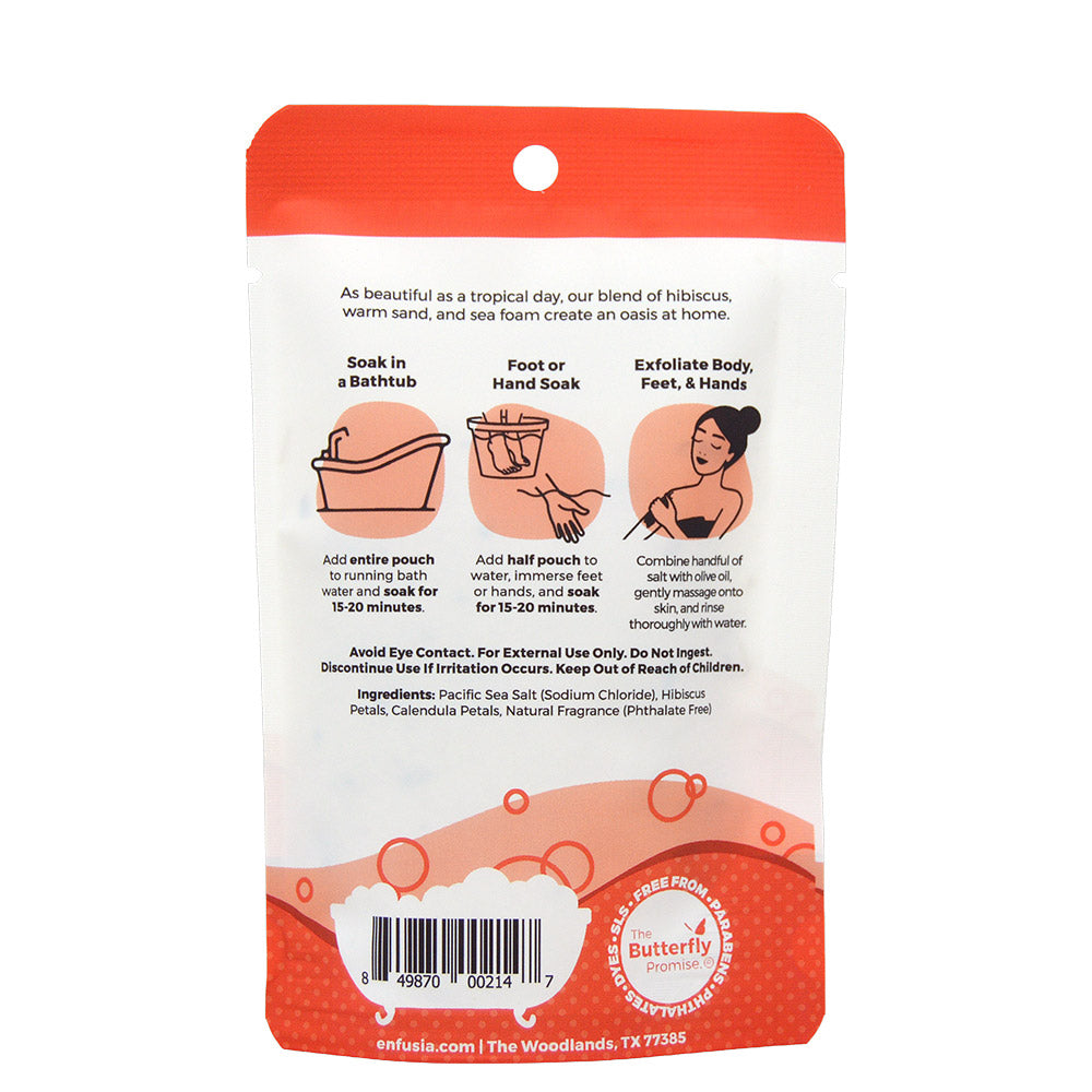 Spa Bath Soak 2.5 oz - Hibiscus Water