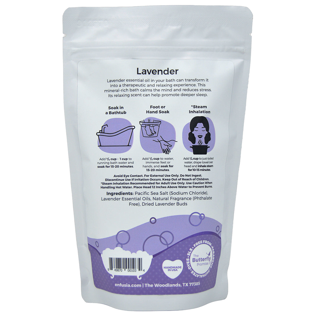 Spa Bath Soak 16 oz - Lavender