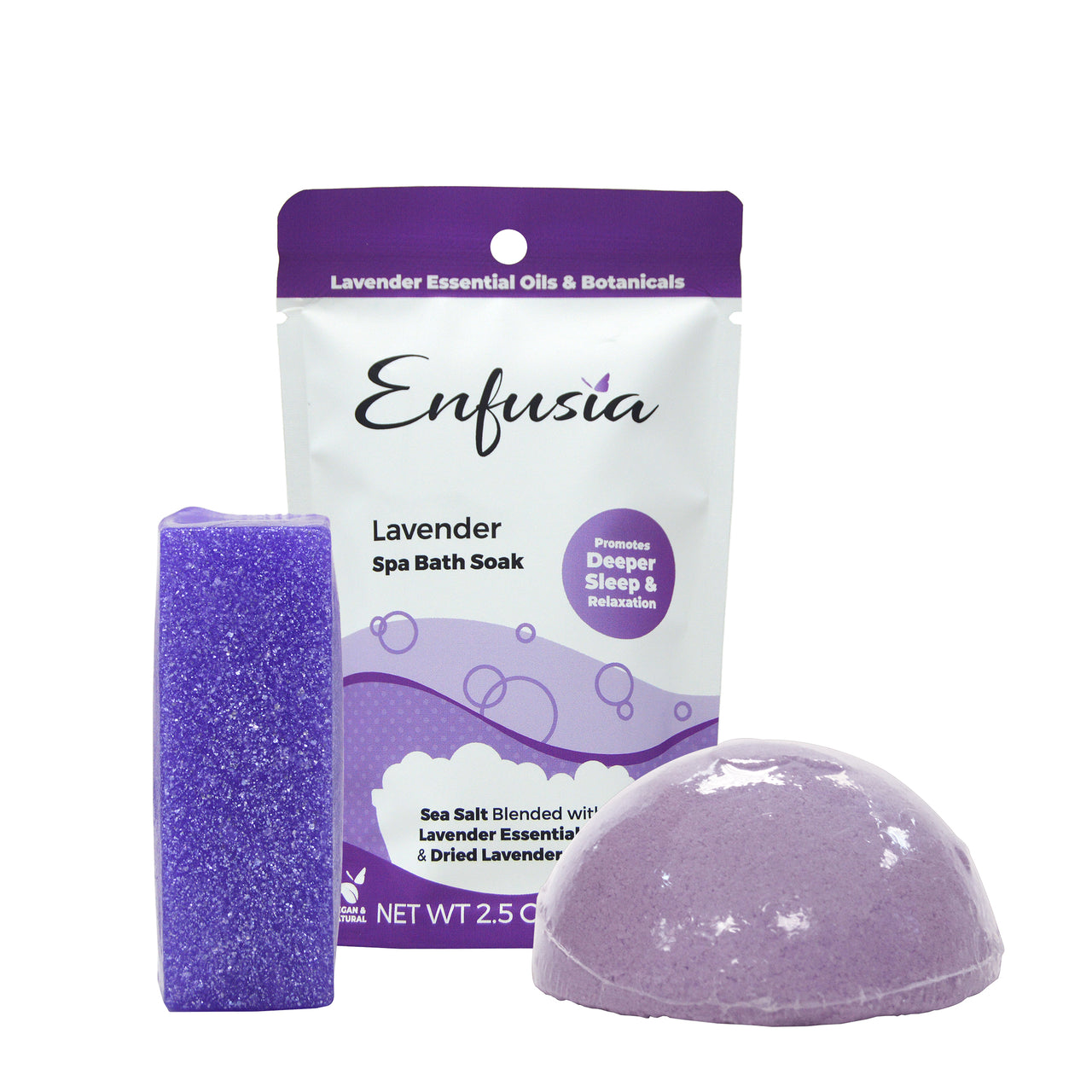 Salt, Soap, & Mini Gift Set - Lavender