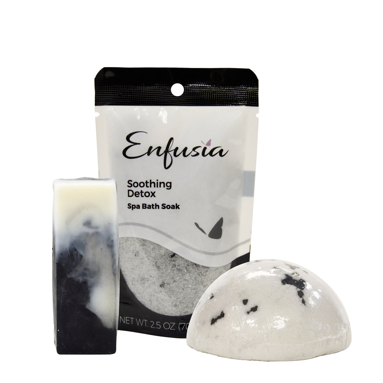 Salt, Soap, & Mini Gift Set - Soothing Detox