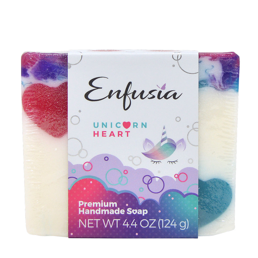 Unicorn Heart Soap Bar