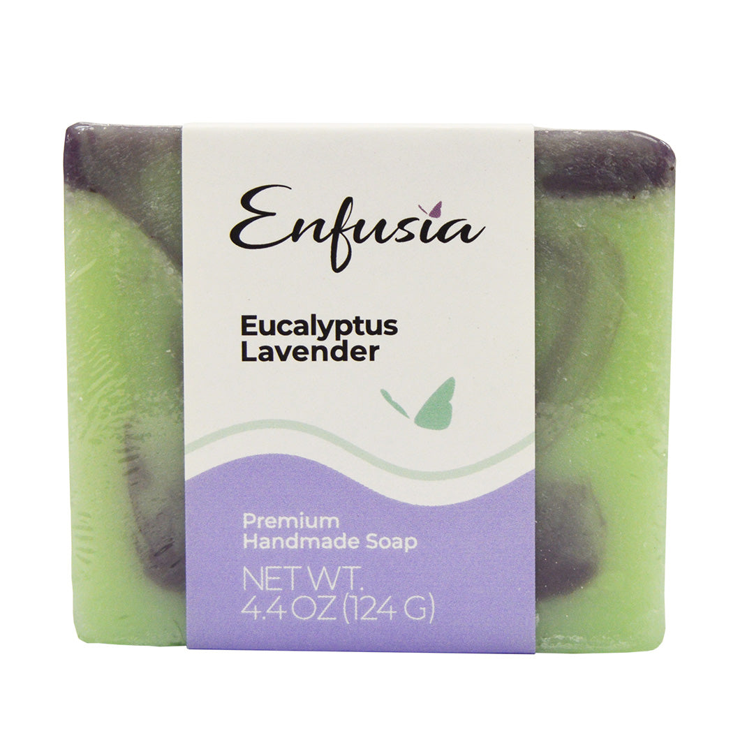 Premium Handmade Soap Bar - Eucalyptus Lavender
