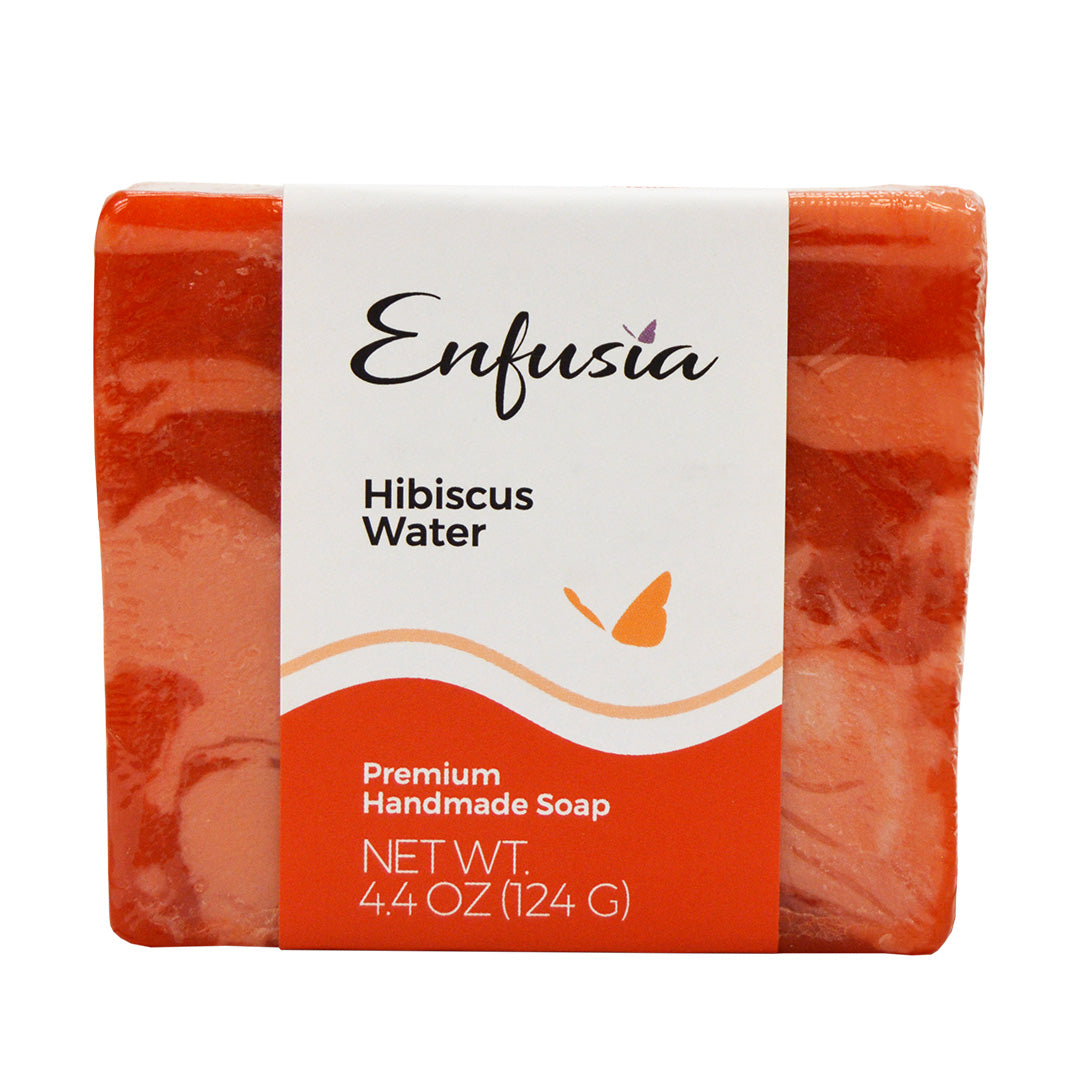 Premium Handmade Soap Bar - Hibiscus Water