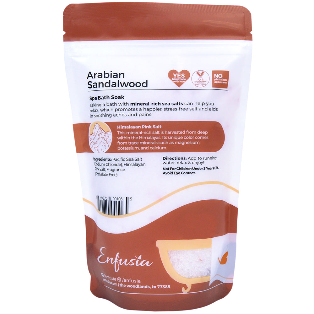Spa Bath Soak 16 oz - Arabian Sandalwood