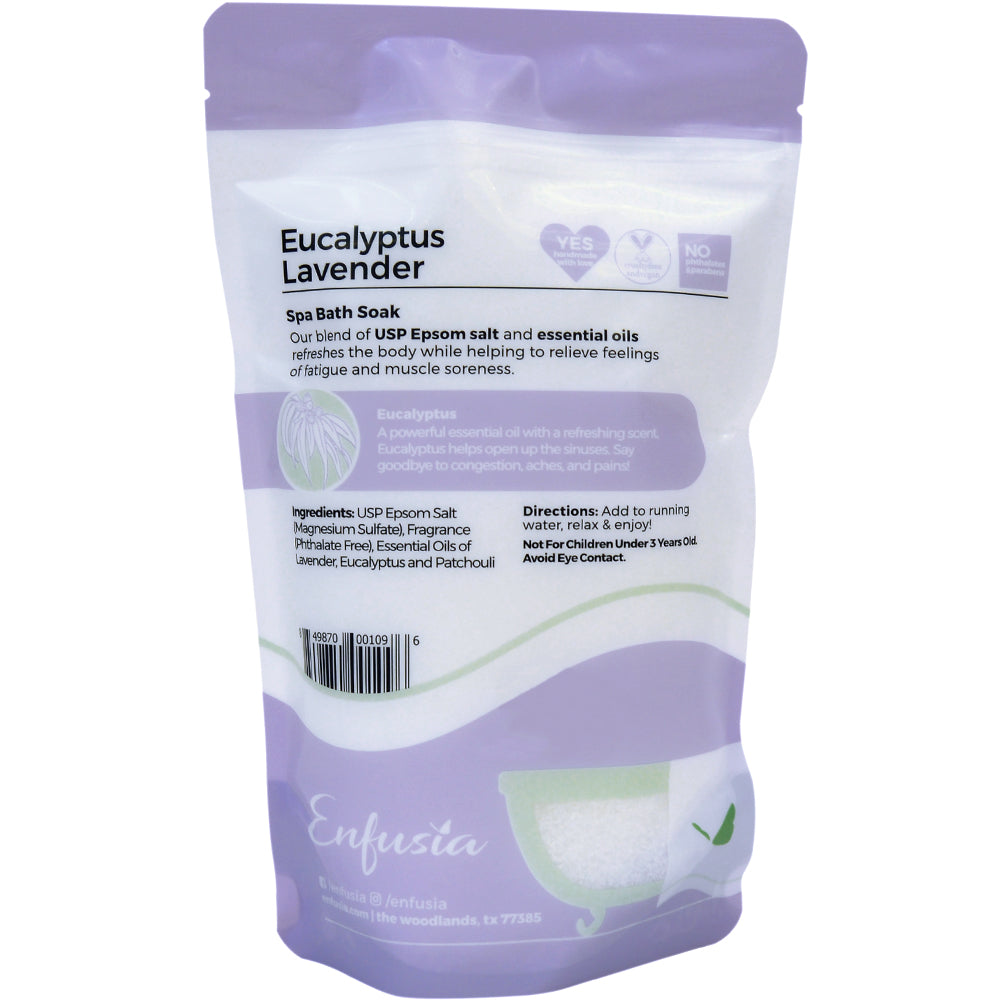 Spa Bath Soak 16 oz - Eucalyptus Lavender