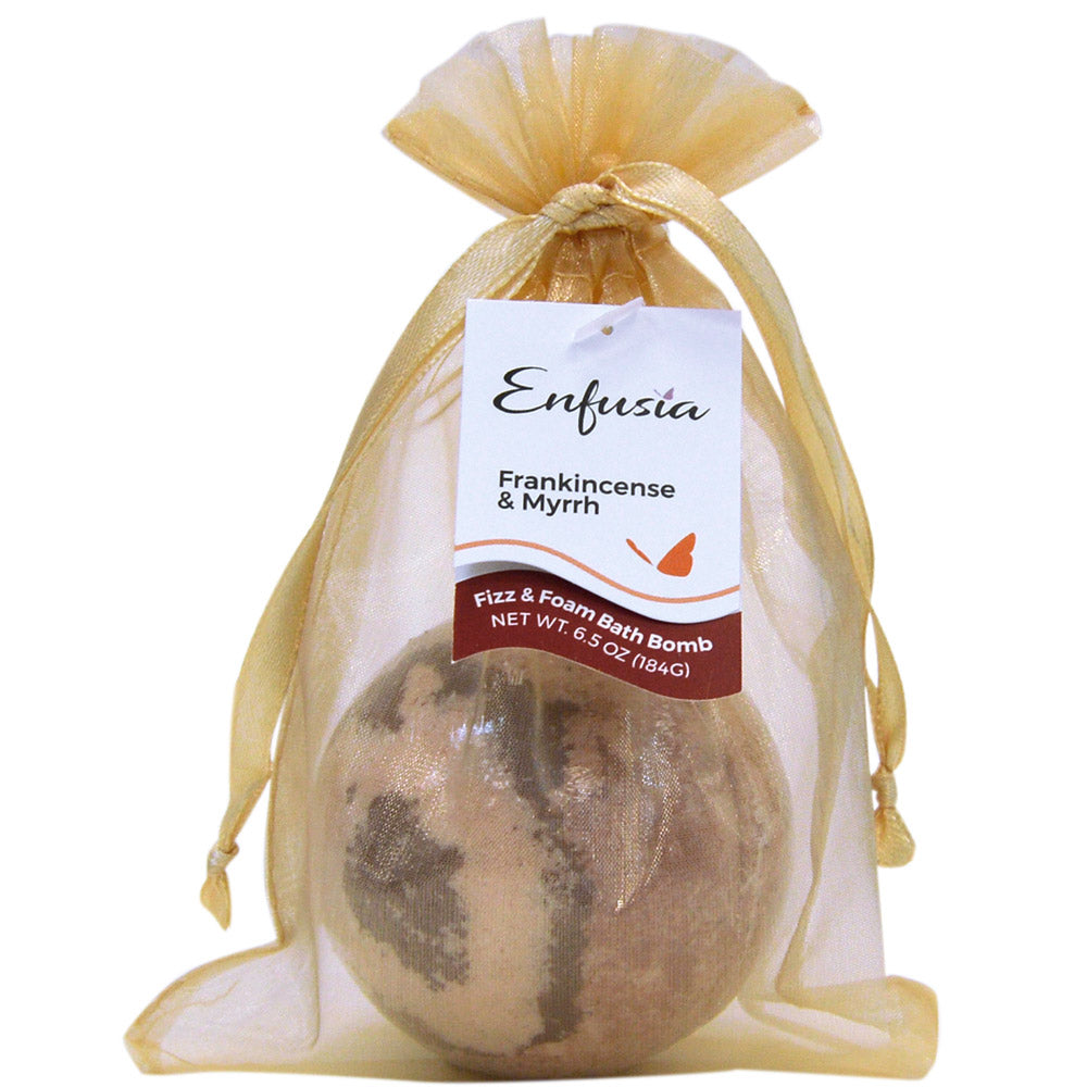 Fizz and Foam Bath Bomb 6.5oz - Frankincense & Myrrh
