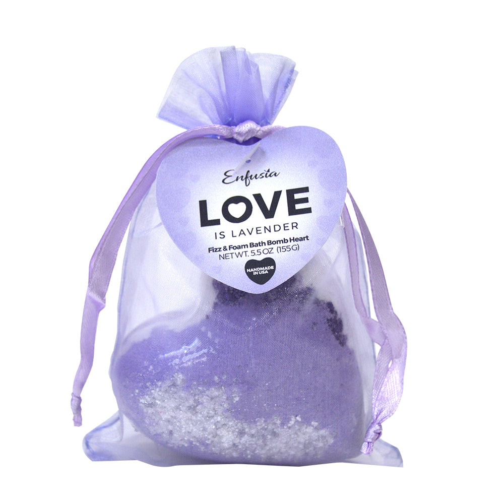 Love is Lavender - Bath Bomb Heart