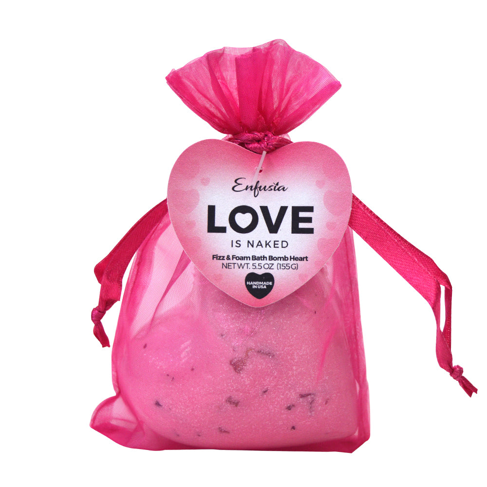 Love is Naked - Bath Bomb Heart