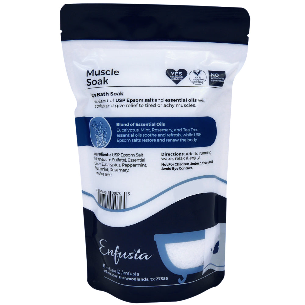 Spa Bath Soak 16 oz - Muscle Soak