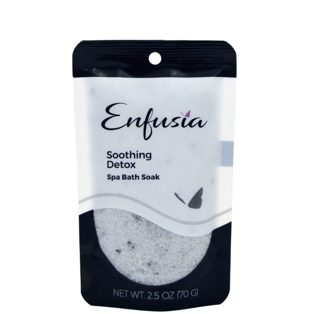 Soothing Detox 2.5 oz Salt Pouch Front View
